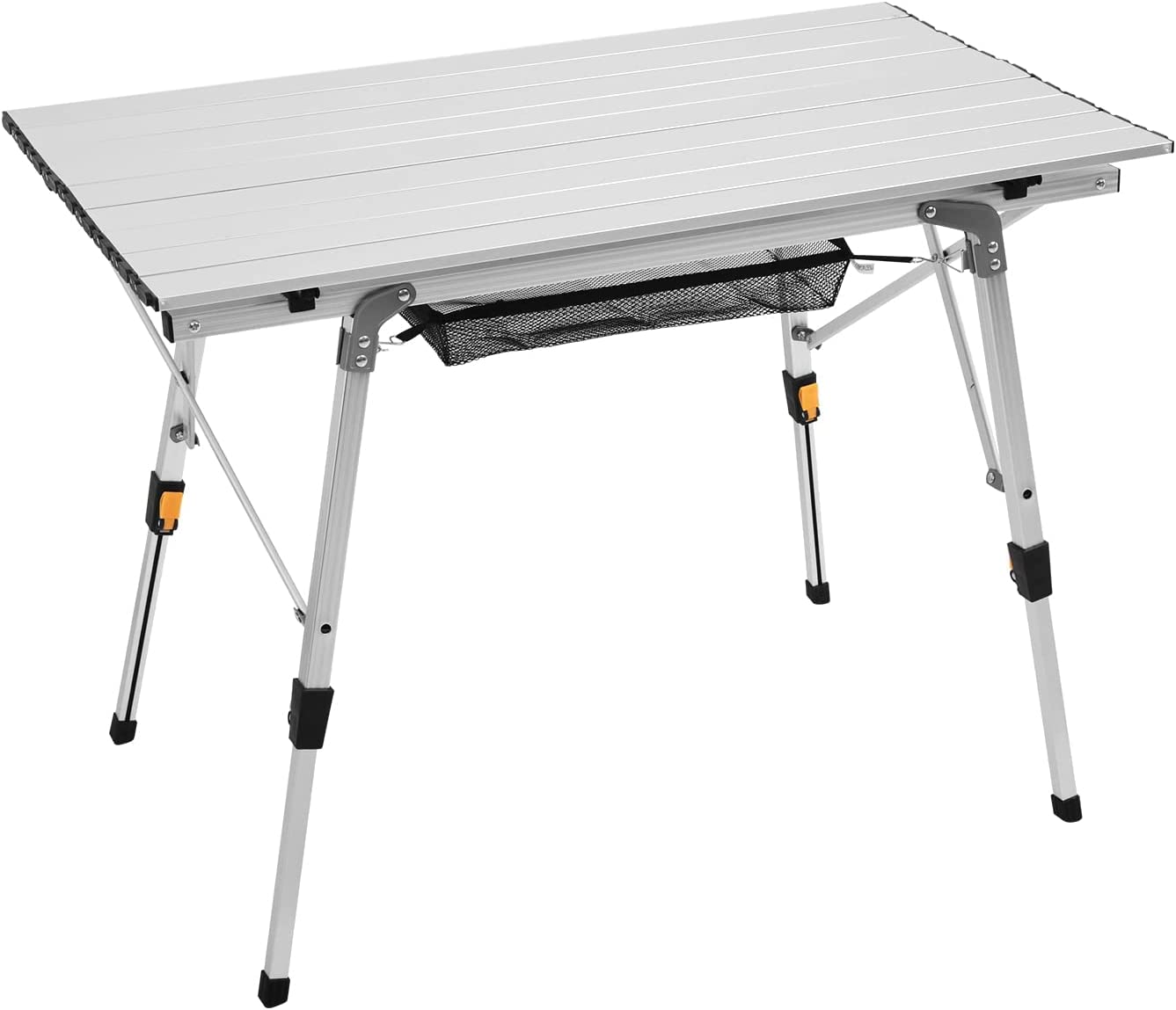 Outdoor Camping Table Folding Picnic Table with Adjustable Aluminum