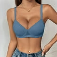 thumbnail image 1 of Bras for Women Womens Bralette Cut Underwire Demi Bralettes Full Coverage Smooth Comfortable Bra 80B, 1 of 8