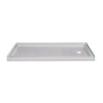 thumbnail image 3 of Craft + Main 6030R 60" X 30" Rectangular Shower Base - White, 3 of 5