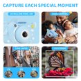 thumbnail image 3 of Wisairt Kids Camera with 32GB SD Card and Silicone Cover, Toy Camera for Girls and Boys 3-12 Years Best Birthday Gifts (Blue), 3 of 8