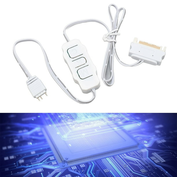 Controlador De Ventilador De Computadora 5V ARGB, Controlador De Iluminación 5V 3PIN, Controlador De Ventilador PC, Interfaz De Iluminación 3PIN 5V, Control De Botones Simples,