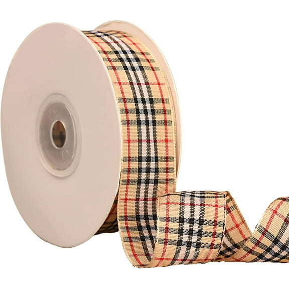 Tartan Ribbon for Christmas Crafts