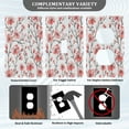thumbnail image 5 of Switch Panel Switch Decoration 2.76x4.53x0.28 Inches Toggle Switch Switch Plate Wall Plates Living Room Kitchen Bedroom Study Switches Light Pink Flower, 5 of 8