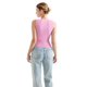 thumbnail image 5 of Camiseta sin mangas SUUKSESS Chaleco sexy acanalado Y2K con botones rosa para mujer, 5 of 7
