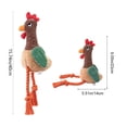 thumbnail image 3 of Juguete interactivo de tira y afloja con forma de gallo para perros, con sonidos y cuerda de algodón, ideal para Pascua. Juguete de peluche para perros y gatos., 3 of 6