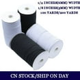 thumbnail image 5 of EIMELI DIY Braided Elastic Band Cord Knit Sewing 1/4 inches (6mm) Width 100/200 Yards(Black 0.6CM 200 yards), 5 of 7