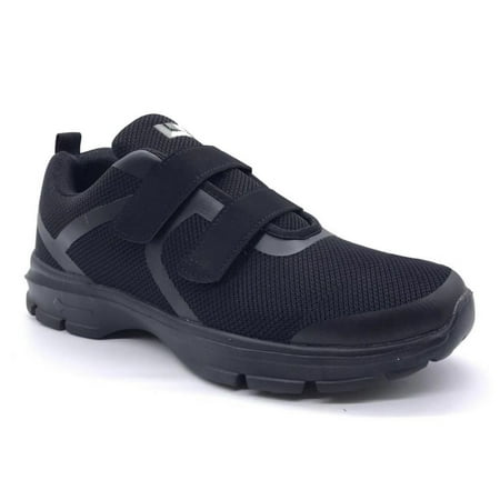 

Mens Mesh Ultra-Lightweight Hook-and-Loop PACER Casual Sneaker Shoes