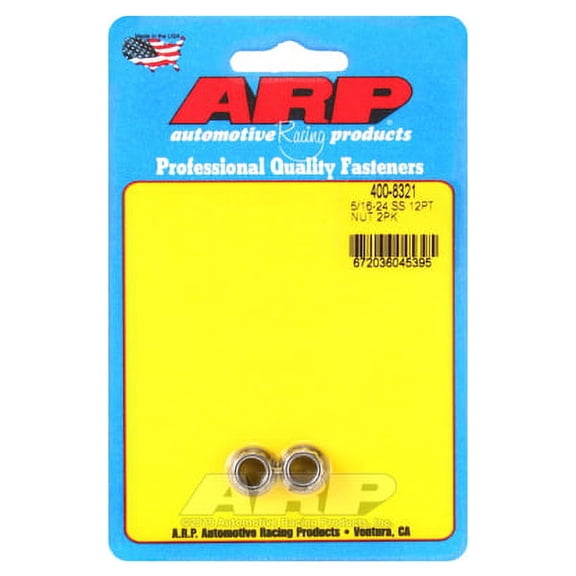 ARP 400-8321 Nut Kit (5/16-24 SS 12pt nut)