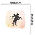thumbnail image 4 of Country / Western / Cowgirl Wall Decals for Boys Bedroom - Horse Rider Cowboy DIY & Creativity Boy Girl Bedroom Wall Sticker - Size: 40 In x 36 In, 4 of 5