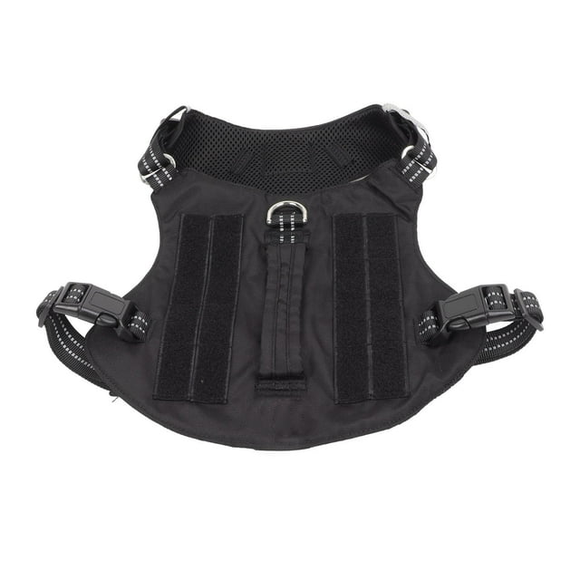 Training Dog Harness Comfortable And Breathable Reflective Pet Chest Harness For Medium And Large DogsBlack No Accessories L