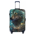 thumbnail image 2 of Goofa Artistic Light Dot Wolf、 Pattern Luggage Covers For Suitcase,Suitcase Cover Protector Fit 18-32 Inch Luggage-X-Large, 2 of 9