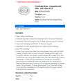 thumbnail image 2 of Front Brake Rotor - Compatible with 2003 - 2007 Volvo XC70 2004 2005 2006, 2 of 2