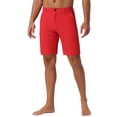 thumbnail image 4 of INSPIRAR CHIC Ropa de playa de verano para hombres, pantalones cortos de tabla ligeros y casuales, 32 Rojo, 4 of 5
