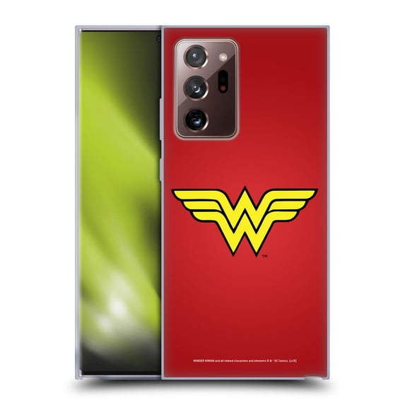 Head Case Designs Officially Licensed Wonder Woman DC Comics Logos Classic Soft Gel Case Compatible with Samsung Galaxy Note20 Ultra / 5G