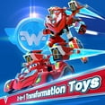 thumbnail image 2 of Transformable Toys Super Wings 7 Super Robot 2 Mini Jet Red, 2 of 7