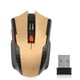 thumbnail image 1 of Ratón óptico inalámbrico de baja latencia y velocidad rápida con receptor USB, 6 botones, ordenador para juegos, ratón, PC de escritorio sin Juegos de teclado y mouse para computadora Oro, 1 of 6