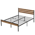 thumbnail image 5 of Queen Bed Frame with Wood Headboard and Metal Slats Support Platform Bed Frame, 5 of 8
