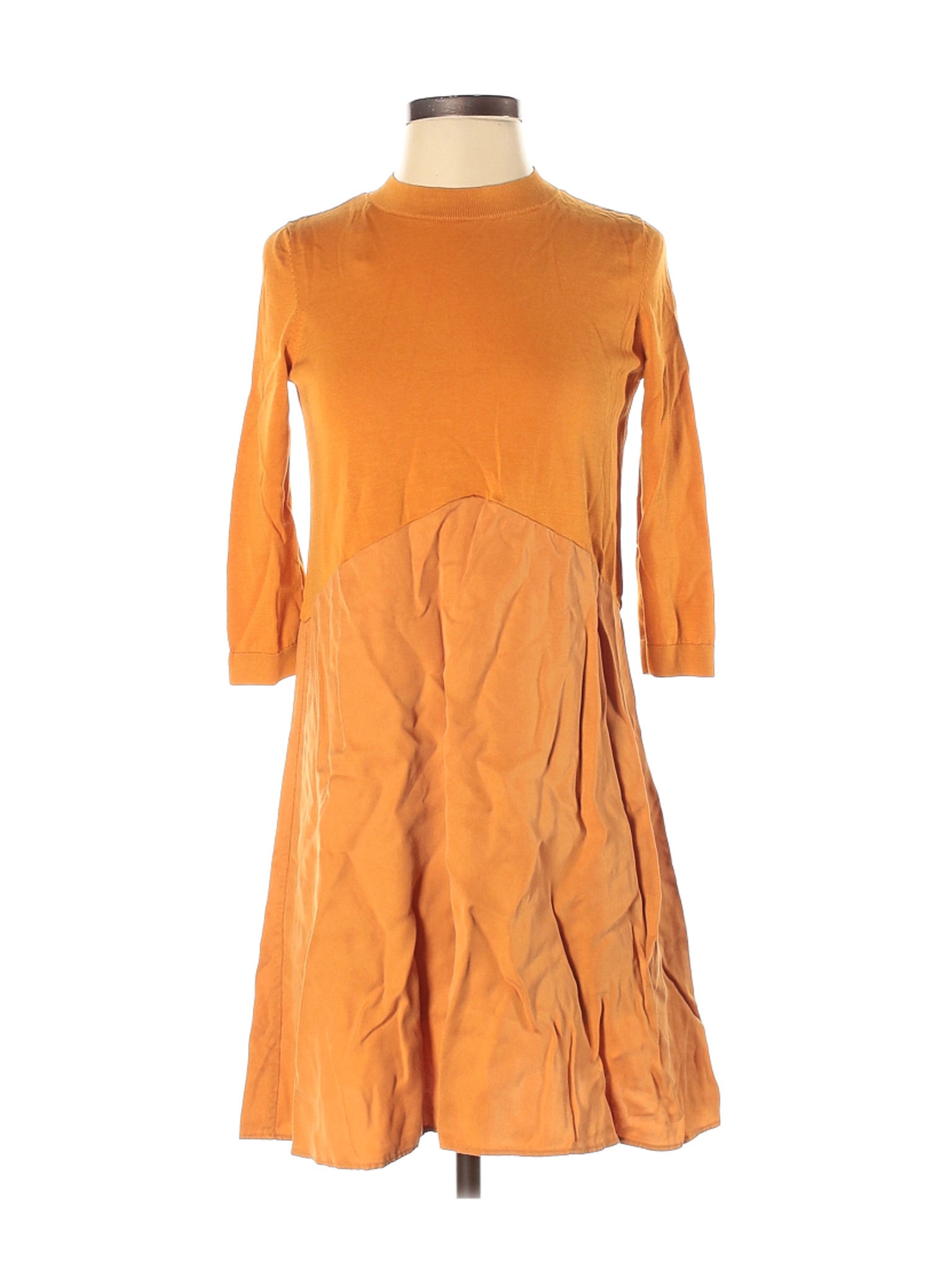 cos dress orange