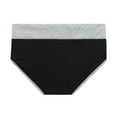 thumbnail image 4 of HUPOM Cotton Panties For Women Girls Panties High Waist Leisure Tie Banded Waist Black L, 4 of 9