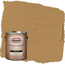 Glidden Fundamentals Allegro / Tan Satin Exterior Paint, 1 Gallon