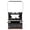 Oil Lantern, variant on Outdoor Oil Lantern, 350ML Fuel Tank Dual Chamber Design Kerosene Flame Stove with Walnut Wood Handle & Removable Window Grille for Outdoor Atmosphere Cooking, Tea Brewing & Home Decor (Single Wick)