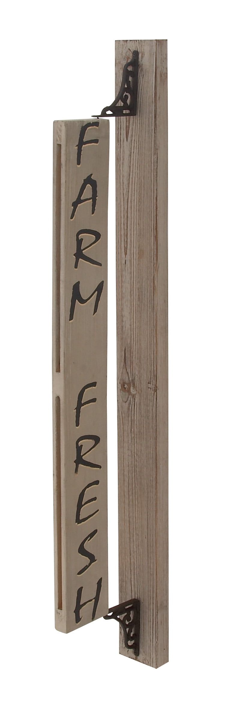DecMode Farmhouse 35 x 3 inch distressed wall sign