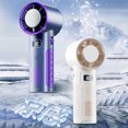 thumbnail image 1 of Fiudx Ofertas Del Día Fan De Escritorio Pequeña De Los Enfriamientos Del Semiconductor De La Fan De La Bolsa De Hielo Del Pda De La Fan Al Aire Libre De Los Enfriamientos, 1 of 7