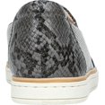 thumbnail image 4 of Women's SOUL Naturalizer Kemper2 Slip On Sneaker Grey Black Snake Smooth Synthetic Leather 5.5 M, 4 of 6