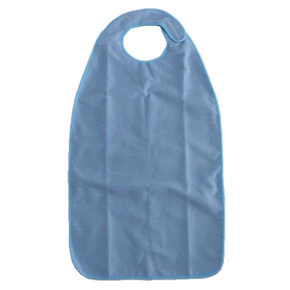 Babero impermeable shamjiam Babero de tela de felpa adulto color púrpura