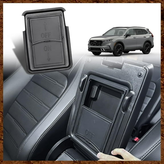 For CR-V 2025 2024 2023 Armrest Hidden Storage Box Center Console Organizer Secret Compartment Compatible with For Honda CRV EX Sport Hybrid EX-L Sport Touring Hybrid 2023-2025 Accessories