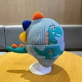 thumbnail image 2 of VNKIDY Kids Hats Children Winter Knitted Hat with Cute Dinosaur Design 3D Dinosaur Tail Colorful Spikes For Boys Girls Cold Weather Trendy Headwear, 2 of 4