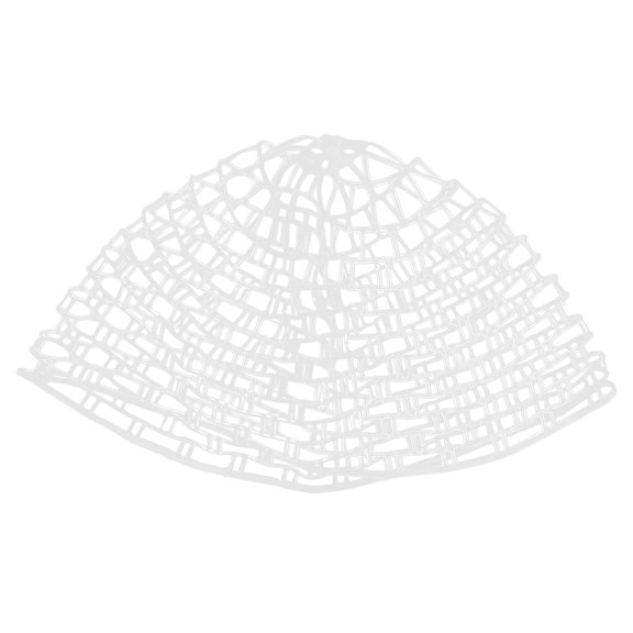 Fly Fishing Landing Net Soft Rubber Mesh Trout Bass Fishing Catch and Release Net50#