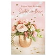 thumbnail image 4 of American Greetings Birthday Card for Sister-In-Law (Flower Arrangement), 4 of 5