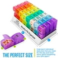 thumbnail image 5 of Pill Organizer Monthly - 31 Day Am/Pm Daily 32 Pill Cases for Each Day, Organizer Box for Vitamins, Medicine and Medication, 5 of 10