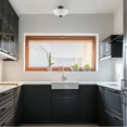 thumbnail image 6 of Globe Electric Vienna 2-Light Dark Bronze Indoor Semi-Flush Mount with Frosted Glass Shade, 6 of 6