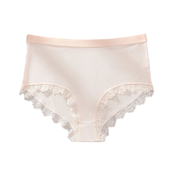 Kvture Underwear for Women Plus Size Panties Women's Underwear Lace Trim Lady's Multicolor Lace Bikini XL