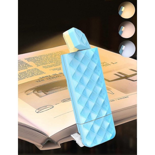 Book Reading Light, Usb Book Reading Light In Bed, 30-min Timer Brightness Adjustable For Eye Caring Clip-on Reading Light