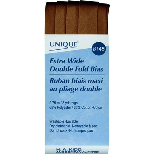 UNIQUE Extra‑Wide Double‑Fold Bias Tape — polycoton
