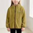 thumbnail image 7 of Mifsaly Boys Girls Fleece Jacket Full Zip Stand Collar Warm Winter Coat with Pockets Kids Everyday Casual Cozy Thermal Outerwear, 7 of 7