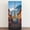 Color 3, variant on Self Adhesive Vinyl Refrigerator Wrap Set Antigua City Sunrise Door Mural Removable Fridge Sticker Peel and Stick Full Door Cover Decal Kitchen Bar Decor