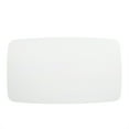 thumbnail image 4 of Dining Table- 59 Inch Rectangular Faux Wood White- Brown Splayed Legs, 4 of 6