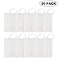 thumbnail image 1 of Etiquetas de equipaje Sodsay, bolsas de viaje de PVC, etiquetas de identificación, paquete de 50, 1 of 9