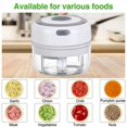 thumbnail image 3 of Electric Food Chopper, Portable Fruit Mixer, Meat Grinder, Salad Grinder, 3 of 6