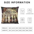 thumbnail image 5 of Orinice Wine Bottles Graphic Decorative Throw Pillow Cover for Home Couch Living Room Bed Sofa, Outdoor Indoor Decoration, 1PC 22x22in, 5 of 5
