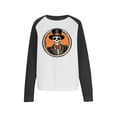 thumbnail image 6 of GaThRRgYP Crew Neck Sweatshirt Women,Women's Halloween Printed Round Neck Long Sleeved Oversized Sweatshirt Black XXXL, 6 of 7
