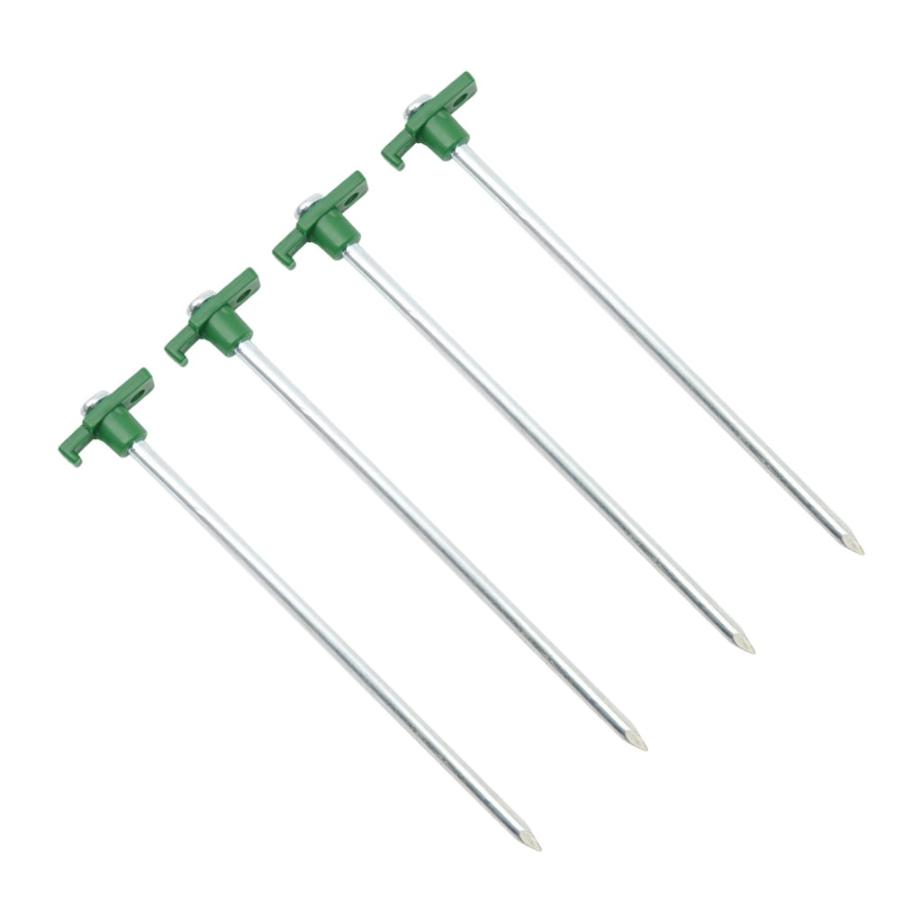 4lots Universals Ice Fishing Anchors Tool Multifunctional Beach Tent Pegs for Camping and Outdoor Adventures