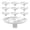 E, variant on 1Pcs Small Floating Flower Planter, Hydroponic Vase for Fresh Flowers, Modern Flower Arrangement Border & Display Kit, Wind Planter for Tabletop Decor,A