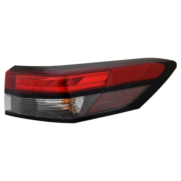 For Nissan Pathfinder 2022 2023 2024 Tail Light Passenger Side | Outer | CAPA Certified | LED | Red & Clear Lens | With Bulbs | Replacement For NI2805126, NI2805126C | 26550-6TA0B
