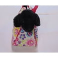 thumbnail image 3 of Douglas Sassy Sak Black Lab Puppy Peace Sign Carrying Purse, 3 of 3