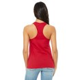 thumbnail image 2 of Bella + Canvas - Camiseta Sin Mangas de Jersey para Mujer (Rojo), 2 of 2